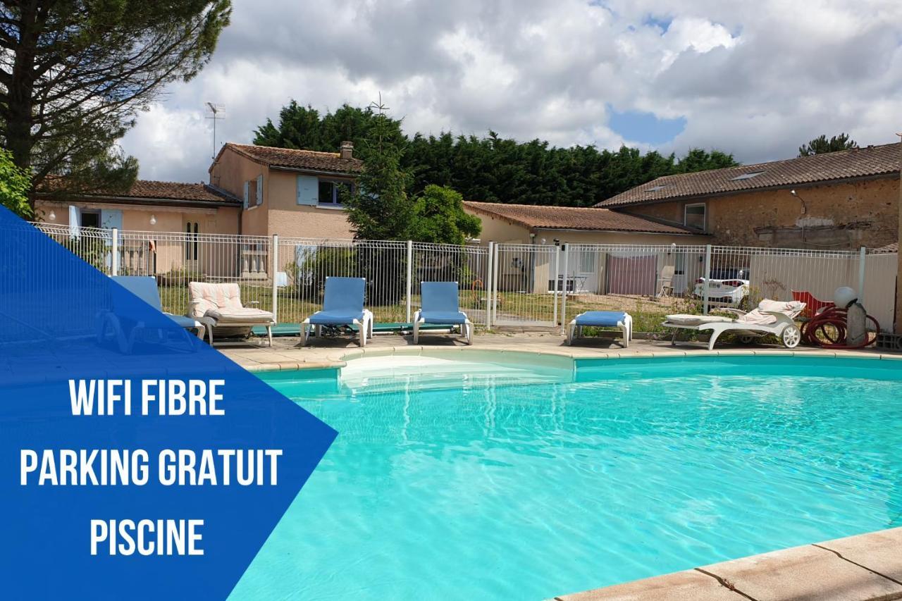 Bel Appartement T2 Climatise Avec Piscine Poitiers-Futuroscope-Creps De Poitiers Vouneuil-sous-Biard Εξωτερικό φωτογραφία